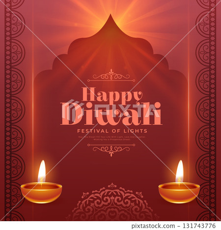 happy diwali celebration background with lamp design happy diwali celebration background with lamp design 131743776
