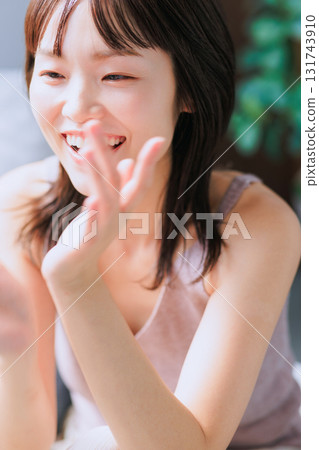 年輕女性的美麗形象 131743910