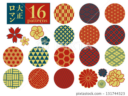 Japanese pattern set 131744323