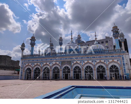 Historic Jamia Mosque Rawalpindi Completed In 1902 With Ornate Domes Minarets And Traditional Islamic Design Historic Jamia Mosque Rawalpindi Completed In 1902 With Ornate Domes Minarets And Traditional Islamic Design 131744421