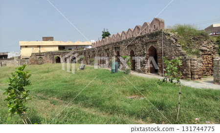 Historic Rawat Fort resting rooms of Sher Shah Suri army near Rawalpindi Pakistan reflecting culture architecture legacy 131744775