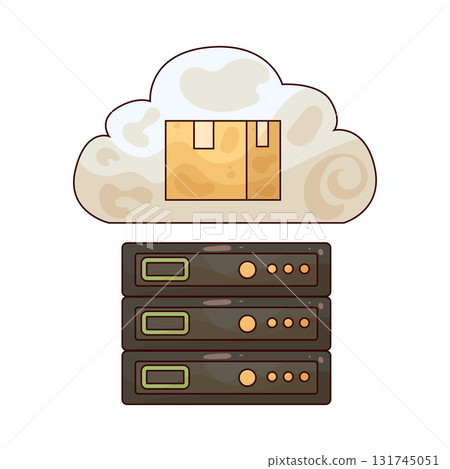 illustration of Delivery Server 131745051