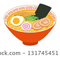 Hand drawn vector illustration of ramen 131745451