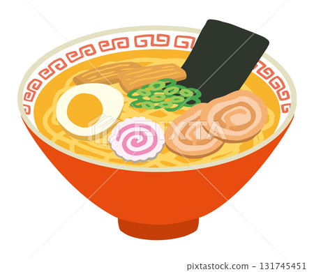 拉麵手繪向量圖 131745451