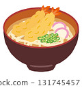 Illustration of tempura udon 131745457