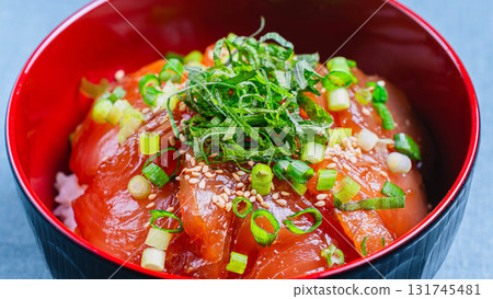 Pickled tuna on rice 131745481