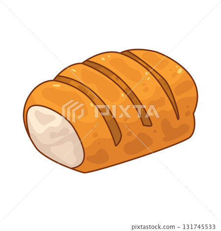 illustration of Bread Roll illustration of Bread Roll 131745533