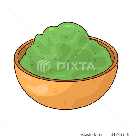 illustration of Guacamole illustration of Guacamole 131745538