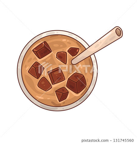 illustration of Iced Coffee illustration of Iced Coffee 131745560
