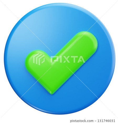Simple Round Check Symbol 131746031