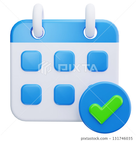 Calendar Task Check Mark Calendar Task Check Mark 131746035