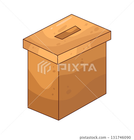 illustration of Donation Box illustration of Donation Box 131746090