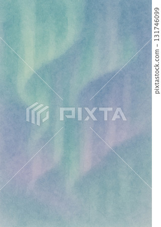 北極光的流動之詩｜Aurora Borealis Watercolor Dream 131746099