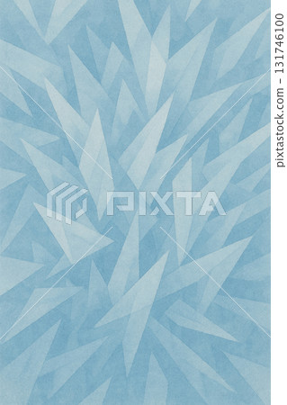 冰之碎片｜Abstract Ice Crystal Watercolor Pattern 131746100