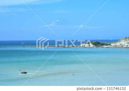 初秋從長者崎眺望富士山 初秋從長者崎眺望富士山 131746132