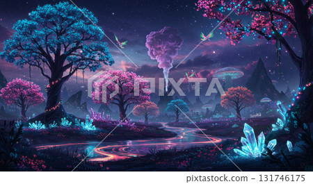 Beautiful fantastic landscape 131746175