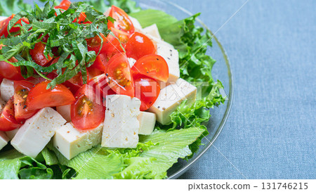 冷豆腐風味生菜櫻桃番茄沙拉 冷豆腐風味生菜櫻桃番茄沙拉 131746215