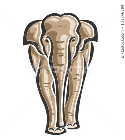 Vector illustration of White Royal Elephant Vector illustration of White Royal Elephant 131746294