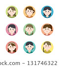 婦女圖示插圖集 131746322