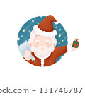 送禮物的聖誕老人 131746787