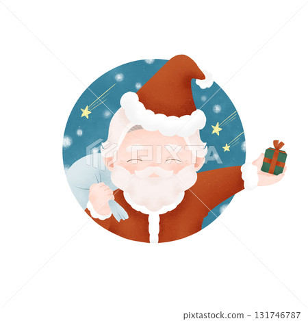 送禮物的聖誕老人 131746787
