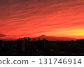 富士山和日落 131746914