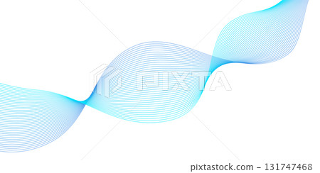 Twisted curve abstract background material illustration 131747468