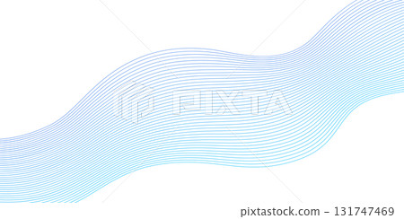 Wave curve abstract background material illustration 131747469