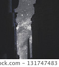 Collage illustration of Karnak temple in Luxor during night time 131747483