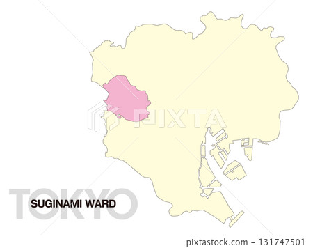 東京都杉併區位置圖（無區界）02 131747501