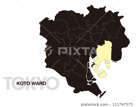 東京都江東區位置圖（含區界）03 131747575