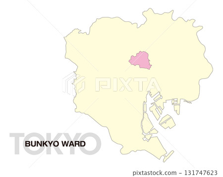 東京都文京區位置圖（無區界）02 131747623