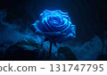 月光藍玫瑰 131747795