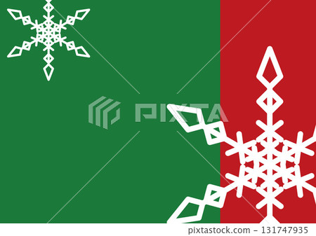 聖誕色彩和雪花背景 131747935