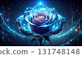 網路藍玫瑰 131748148