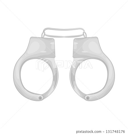 Illustration of handcuffs  131748176