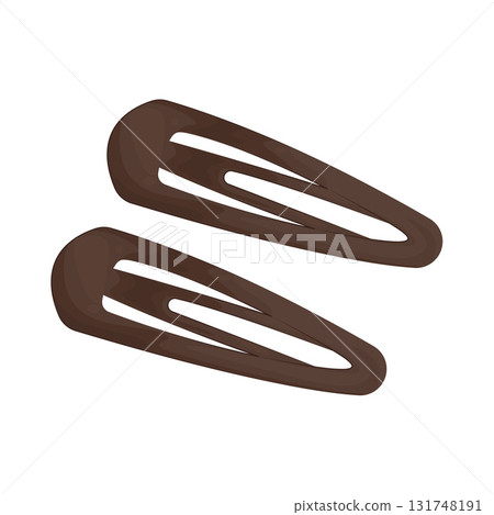 Illustration of hair clip Illustration of hair clip 131748191