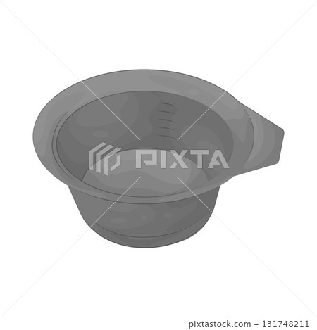 Illustration of hair dye bowl Illustration of hair dye bowl 131748211