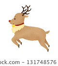 可愛的馴鹿的插圖 131748576