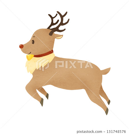 Cute reindeer illustration Cute reindeer illustration 131748576