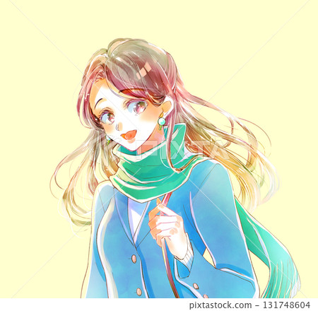 女人外出冬季形象 131748604