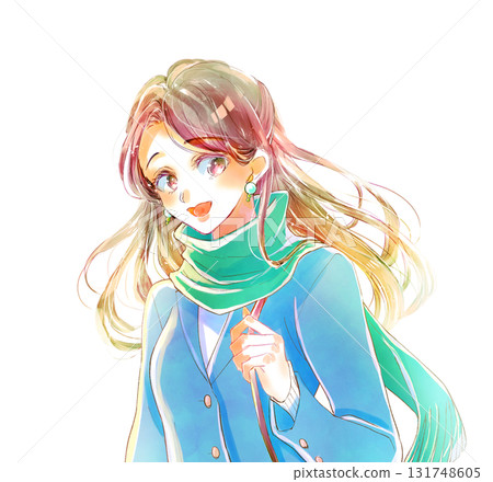 女人外出冬季形象 131748605