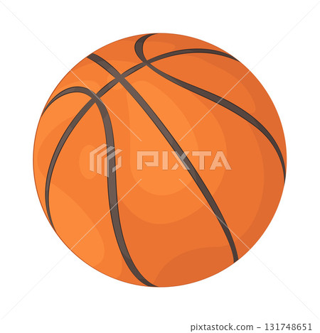 Illustration of basketball  131748651
