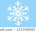 Material: Snowflakes and blue background 131748945