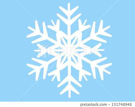 Material: Snowflakes and blue background 131748948