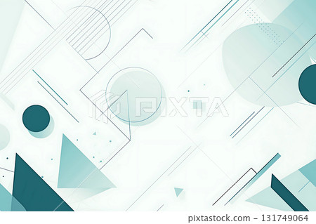 柔和的幾何背景 131749064