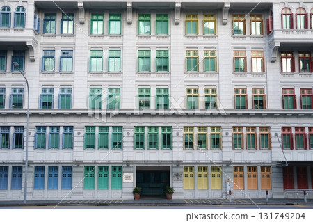 Colorful building in Singapore 131749204