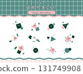 Hand-drawn cute shapes and decorations 2 131749908