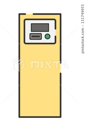 停車罰單機的插圖 131749955