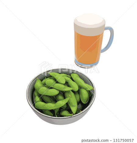 毛豆和生啤,居酒屋的經典開胃菜 毛豆和生啤,居酒屋的經典開胃菜 131750057